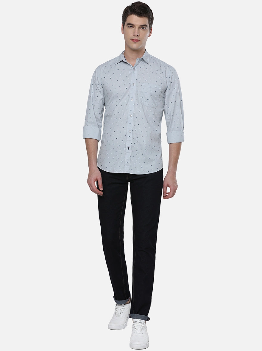 Raw Blue Washed Narrow Fit Jeans | Greenfibre