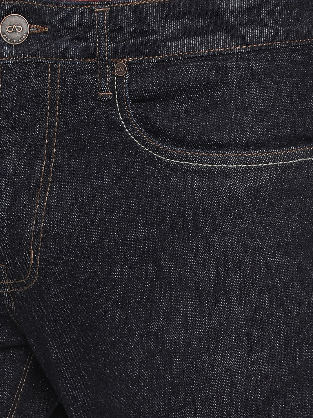 Raw Blue Washed Straight Fit Jeans | JadeBlue