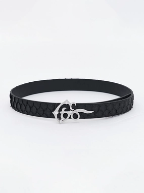 Rhinestone-Embellished Belt