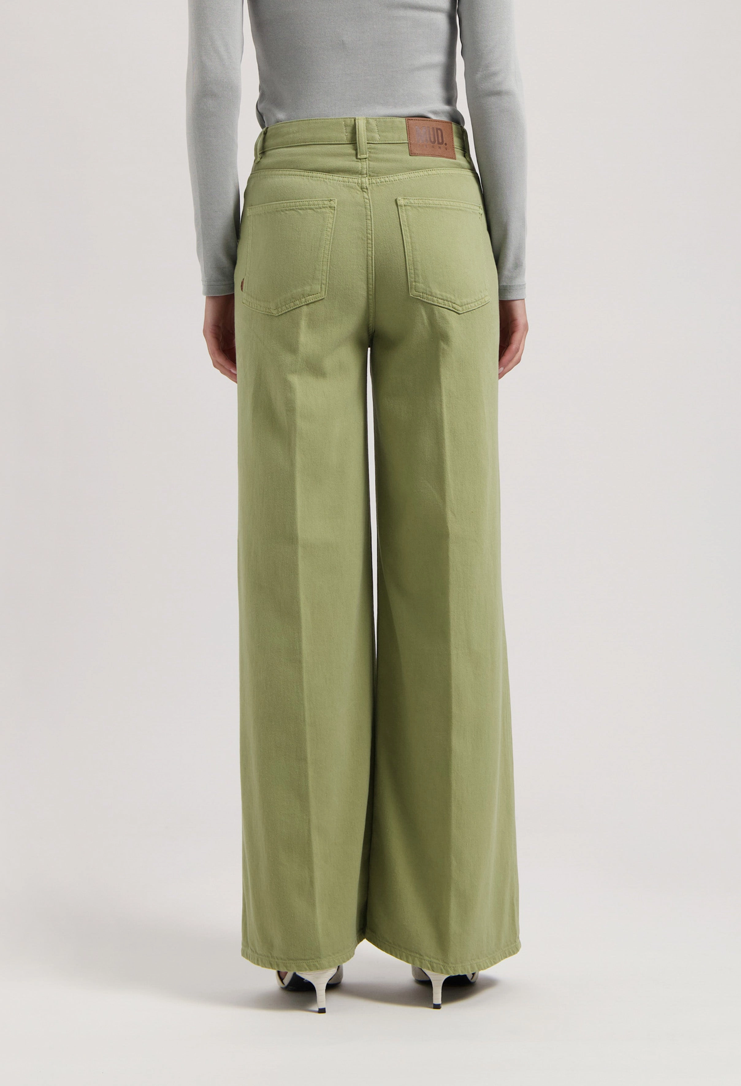 Sara High Loose Flow - Olive