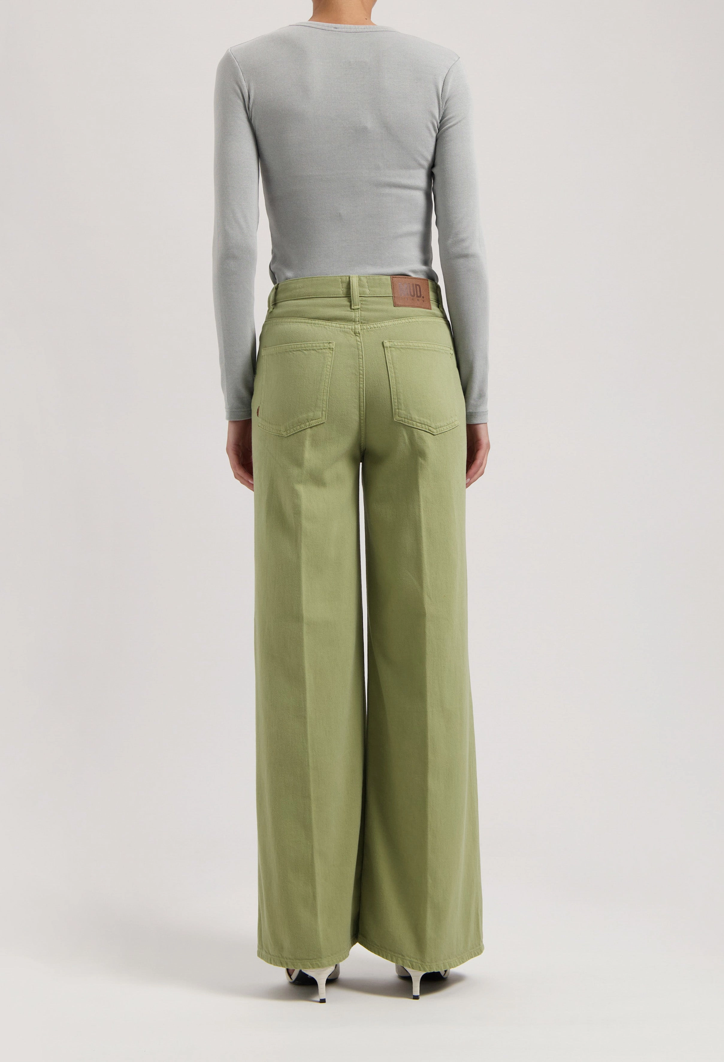 Sara High Loose Flow - Olive