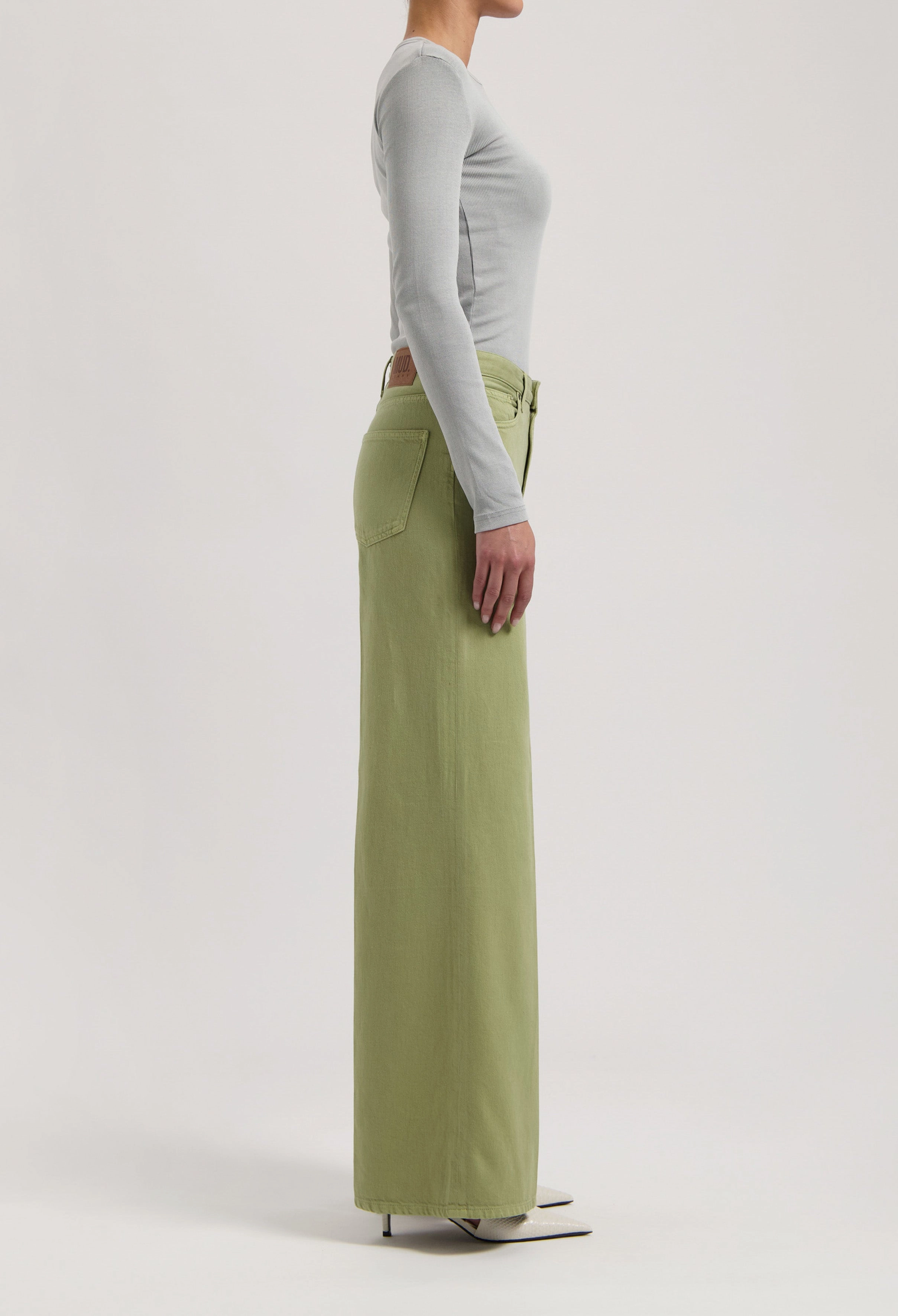 Sara High Loose Flow - Olive