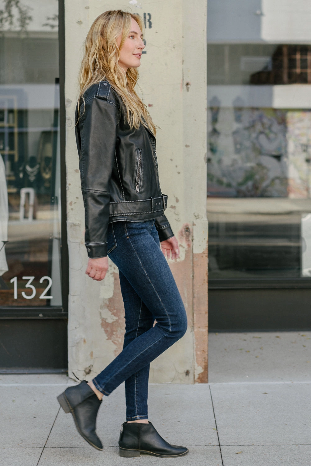 Serena High Rise Handsanding Skinny Jeans