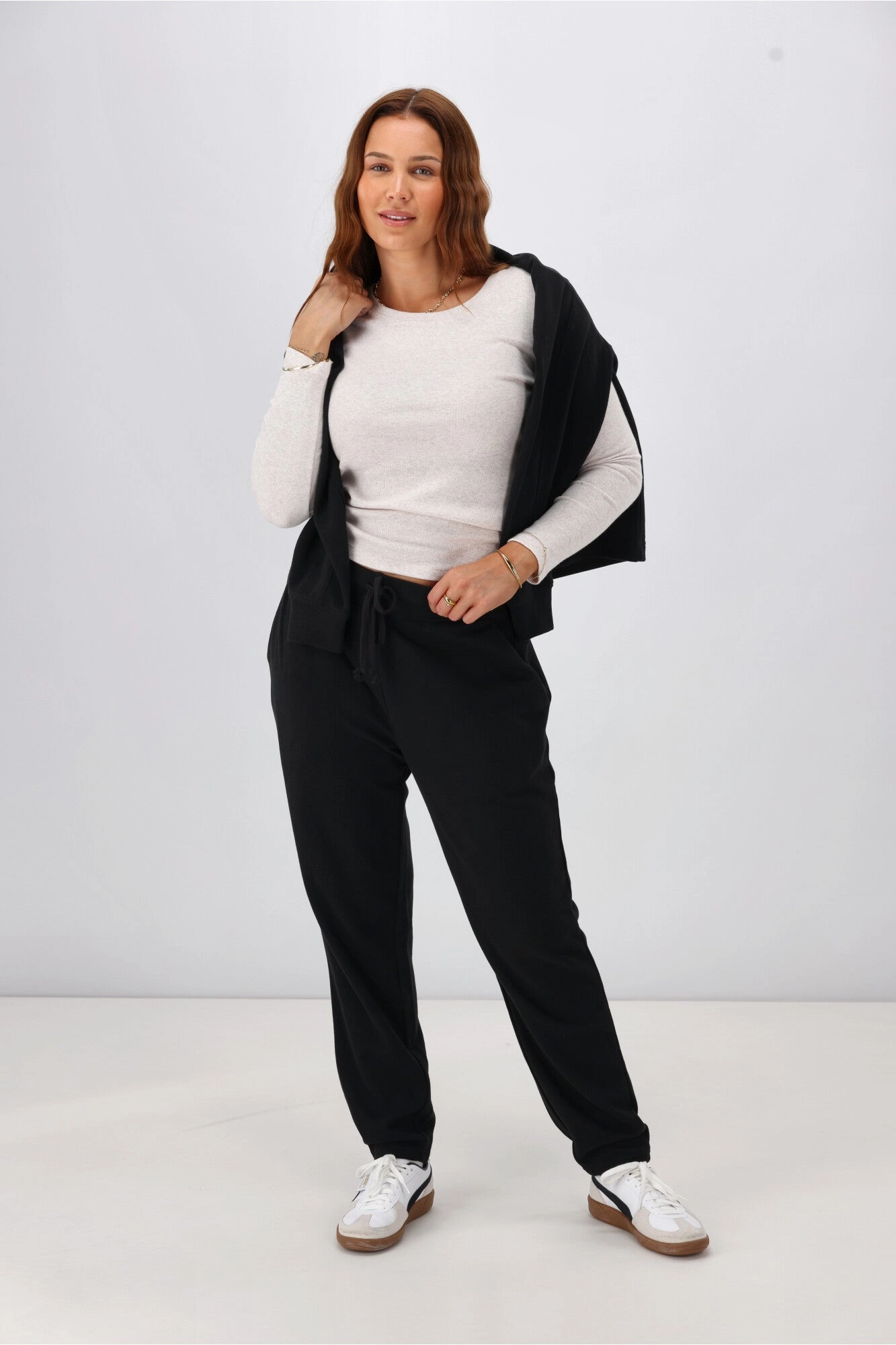 Shine On Label Chaylah Jogger Black Preorder One Late May