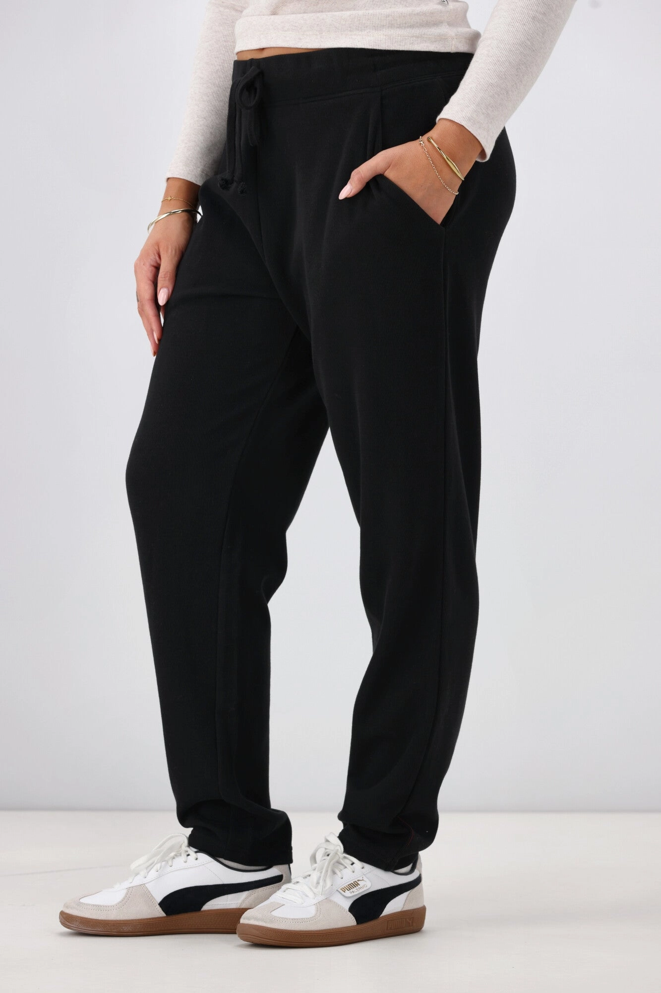 Shine On Label Chaylah Jogger Black Preorder One Late May