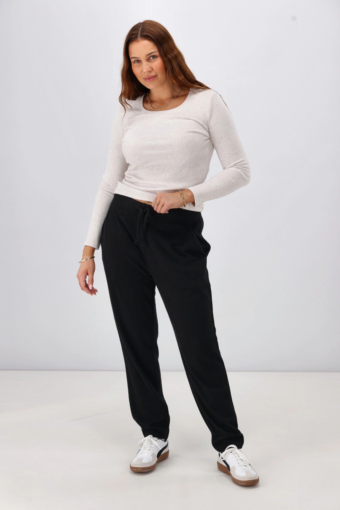 Shine On Label Chaylah Jogger Black Preorder One Late May