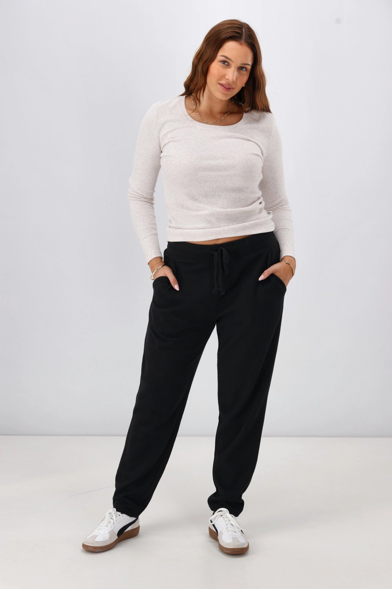 Shine On Label Chaylah Jogger Black Preorder One Late May