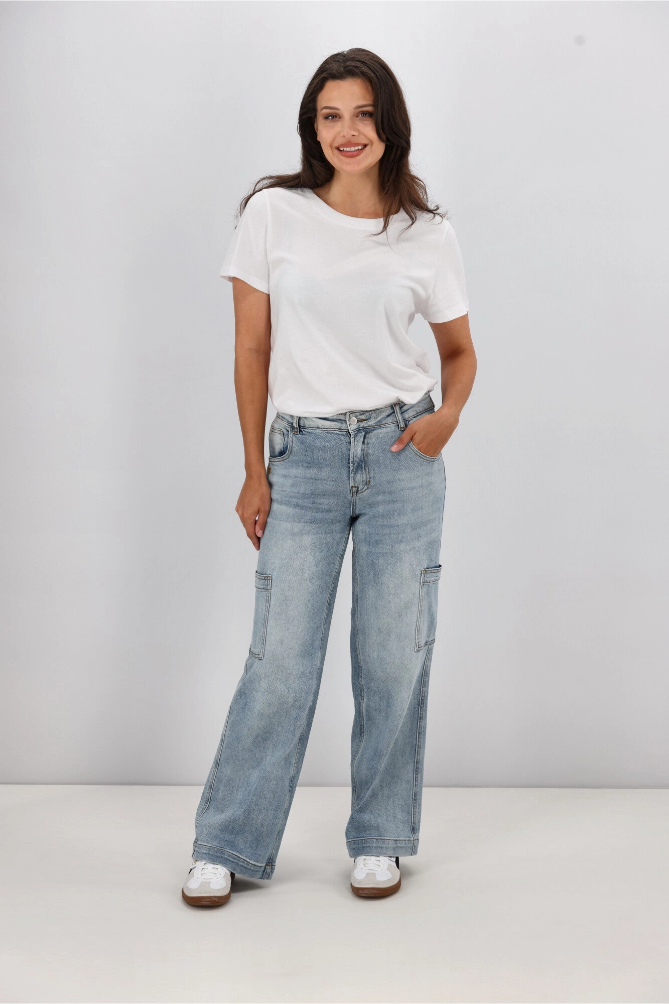 Shine On Label Romeo Cargo Pocket Jean