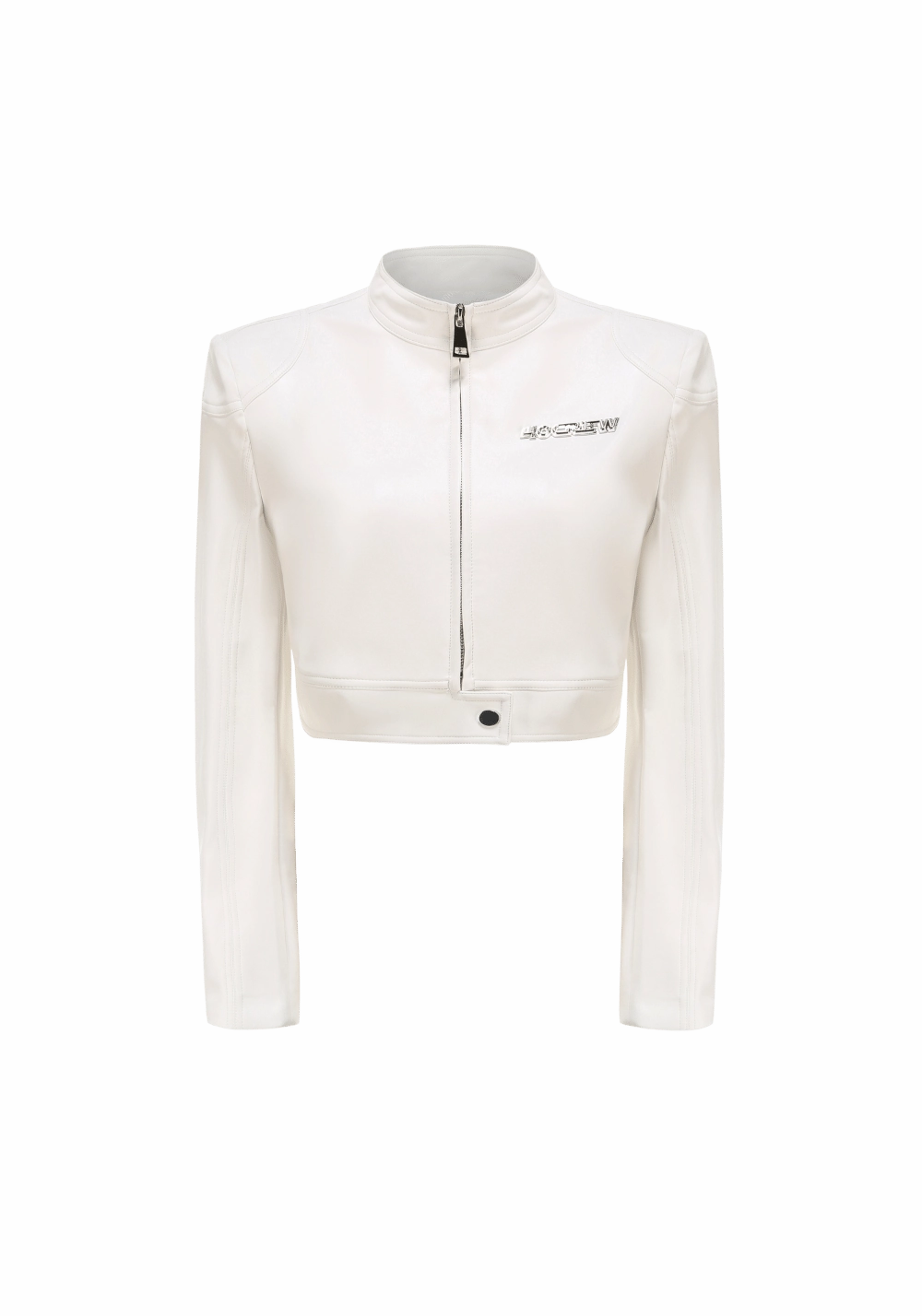 Short  Motorcycle Leather Jacket