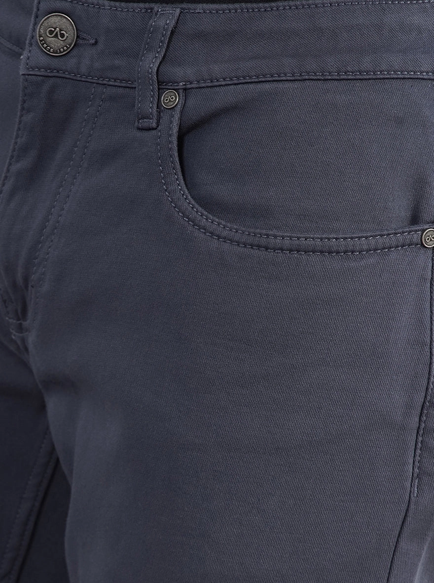 Steel Blue Washed Slim Fit Jeans | JadeBlue