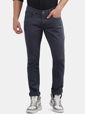 Steel Blue Washed Slim Fit Jeans | JadeBlue