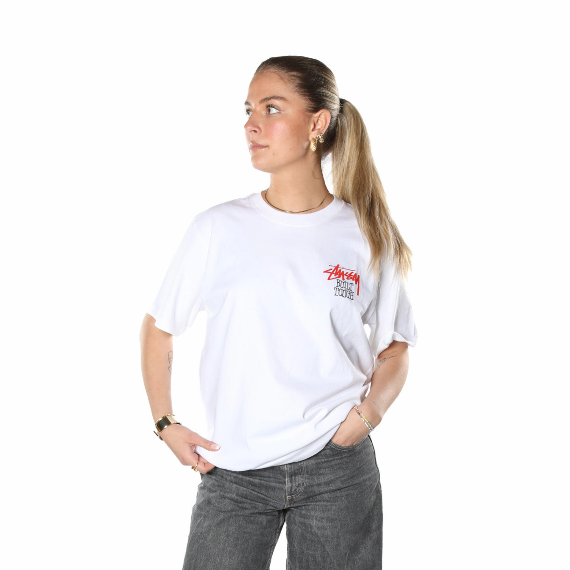 Stüssy Built Tough T-shirt White