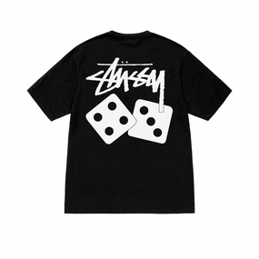 Stüssy Dice Pigment Dyed T-shirt Black