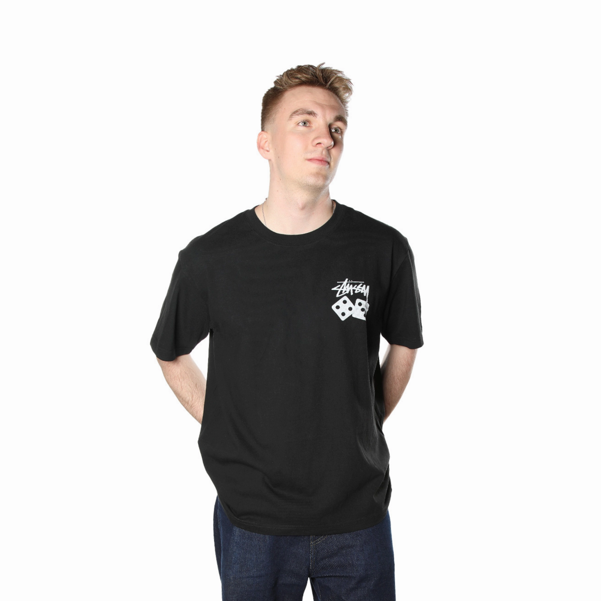 Stüssy Dice Pigment Dyed T-shirt Black