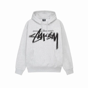 Stüssy Dizzy Stock Hoodie Grey