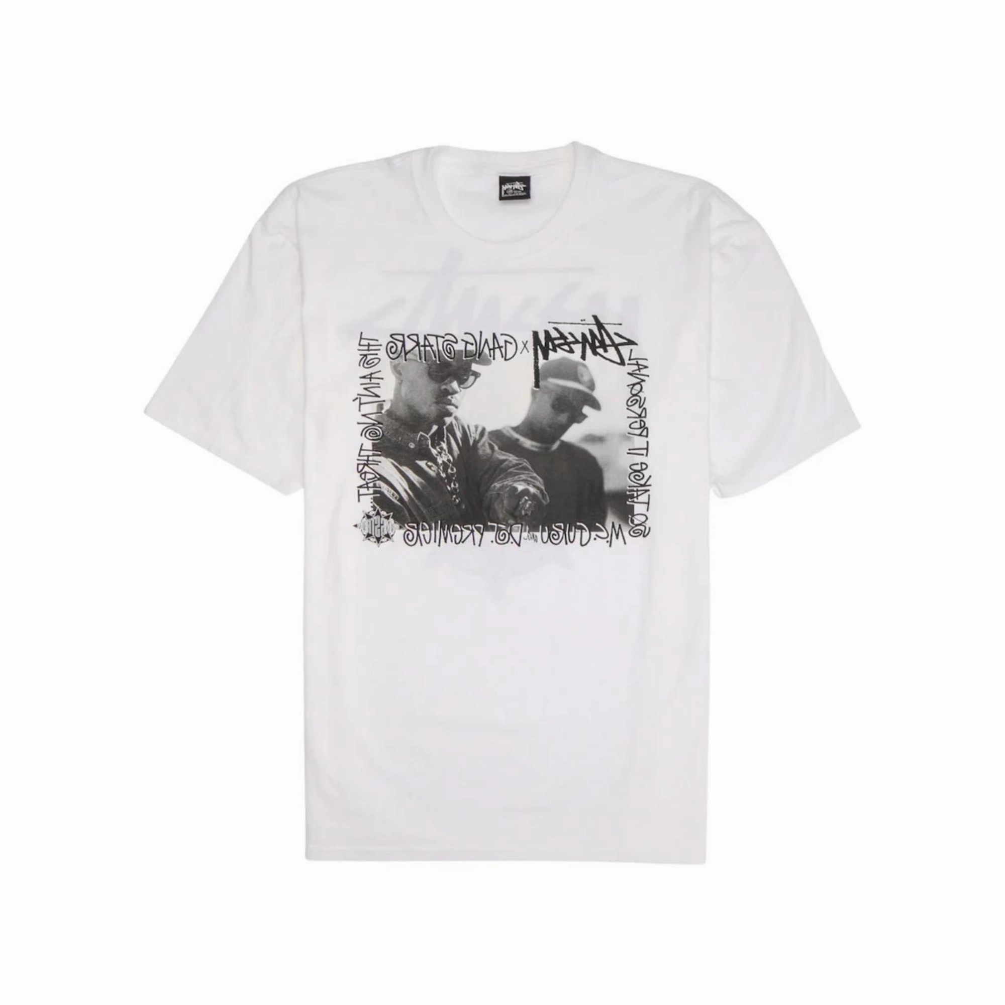 Stüssy Gang Starr Take It Personal T-shirt White