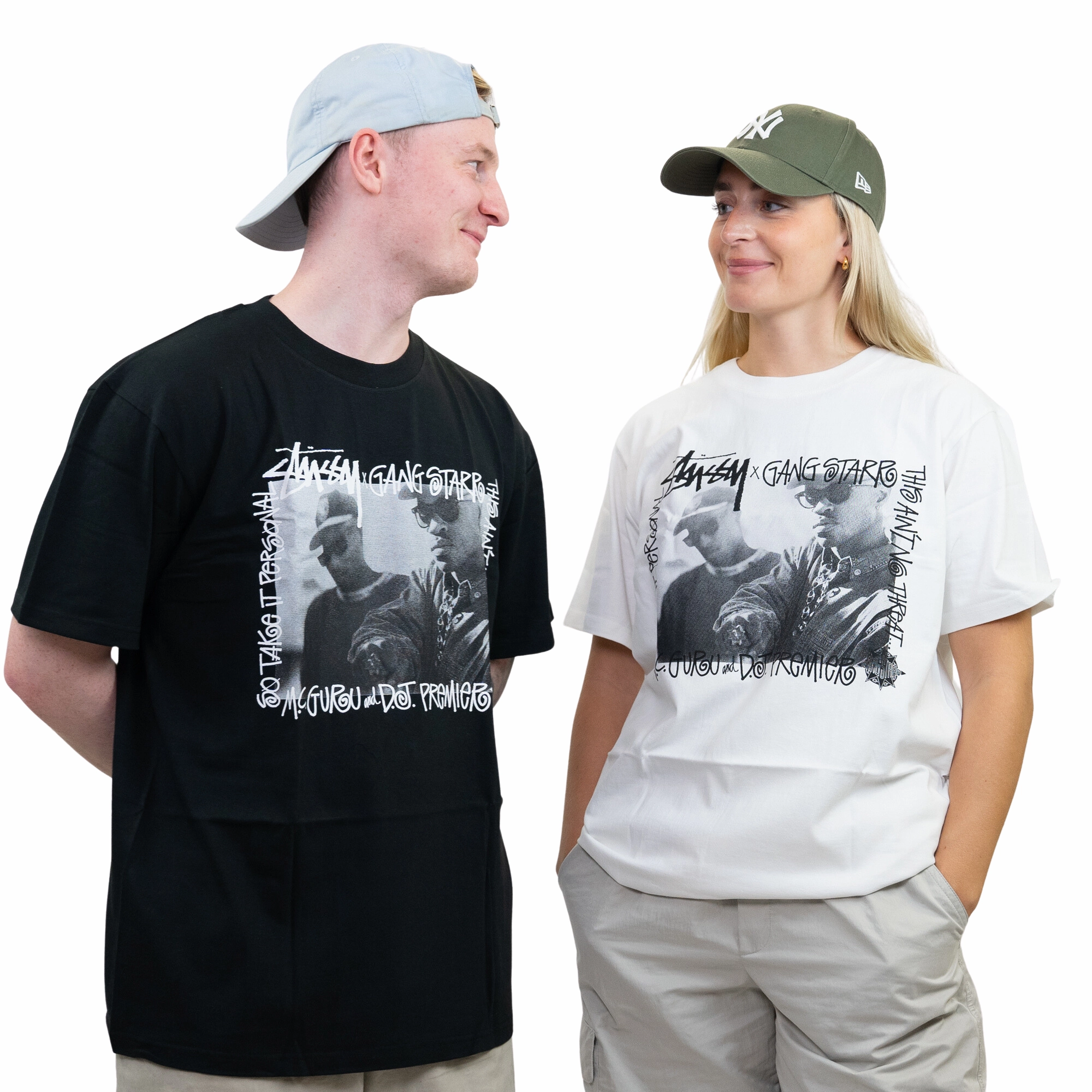 Stüssy Gang Starr Take It Personal T-shirt White