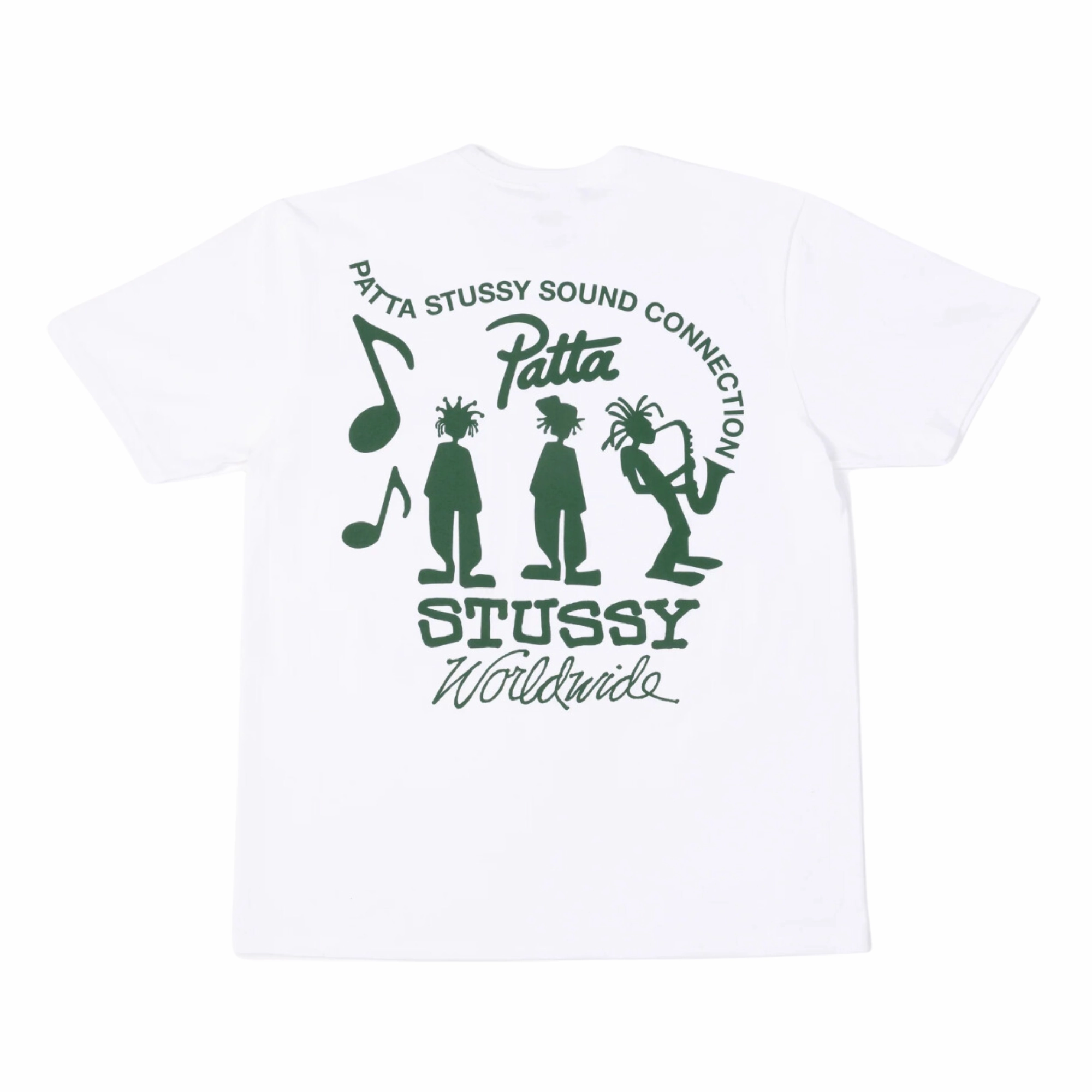 Stüssy x Patta Sound Connection T-shirt White