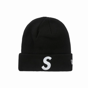 Supreme New Era S Logo Beanie Black