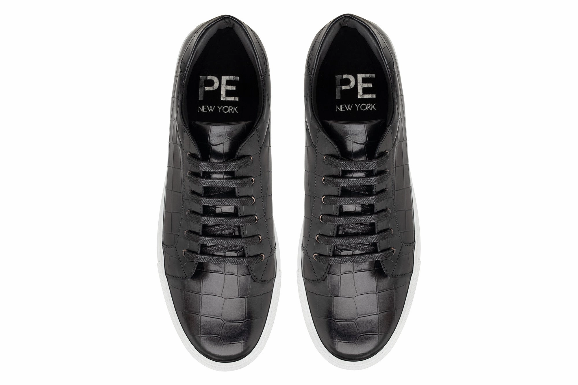 The Smith Low-Top Sneaker - Black Croc