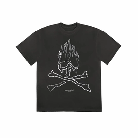 Travis Scott Cactus Jack For Mastermind Skull T-shirt Black