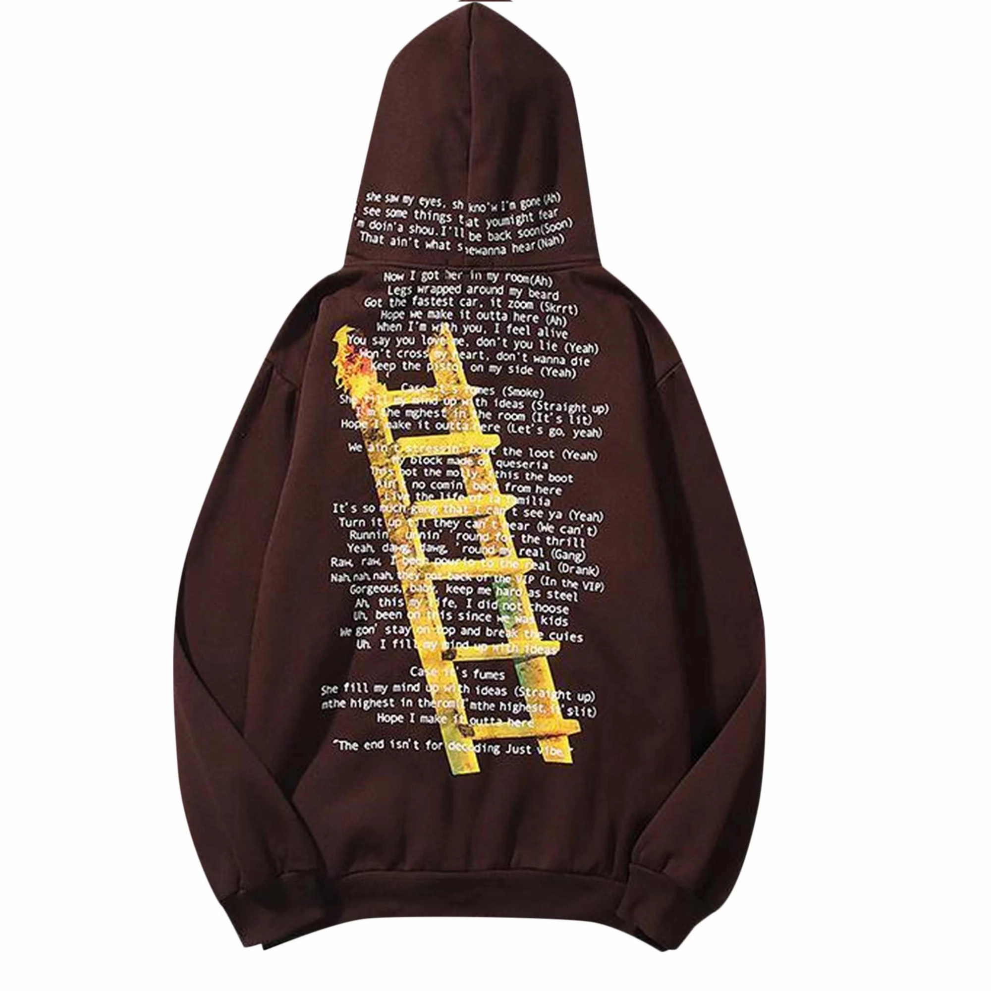 Travis Scott Highest In The Room Not For Decoding Hoodie Brown