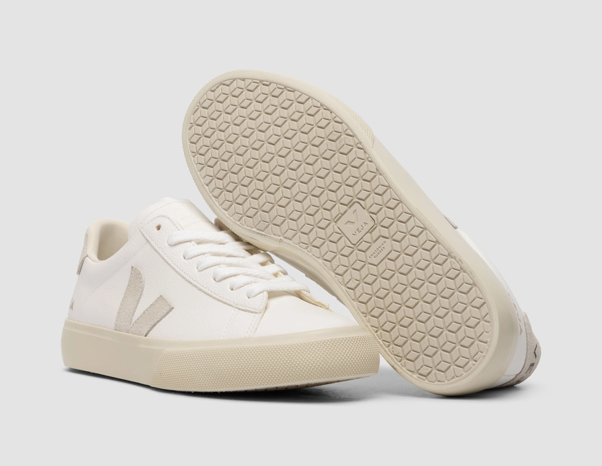 VEJA Women's Campo Extra White / Natural Suede