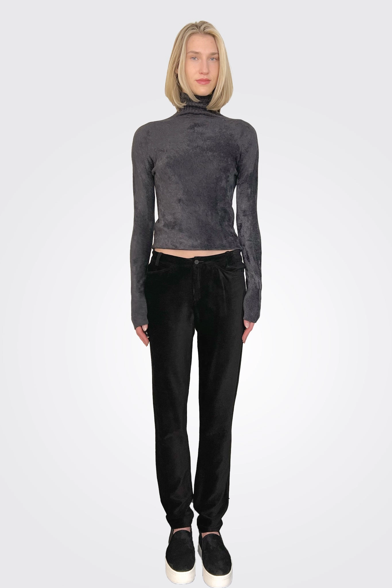 Velvet Pants - Black