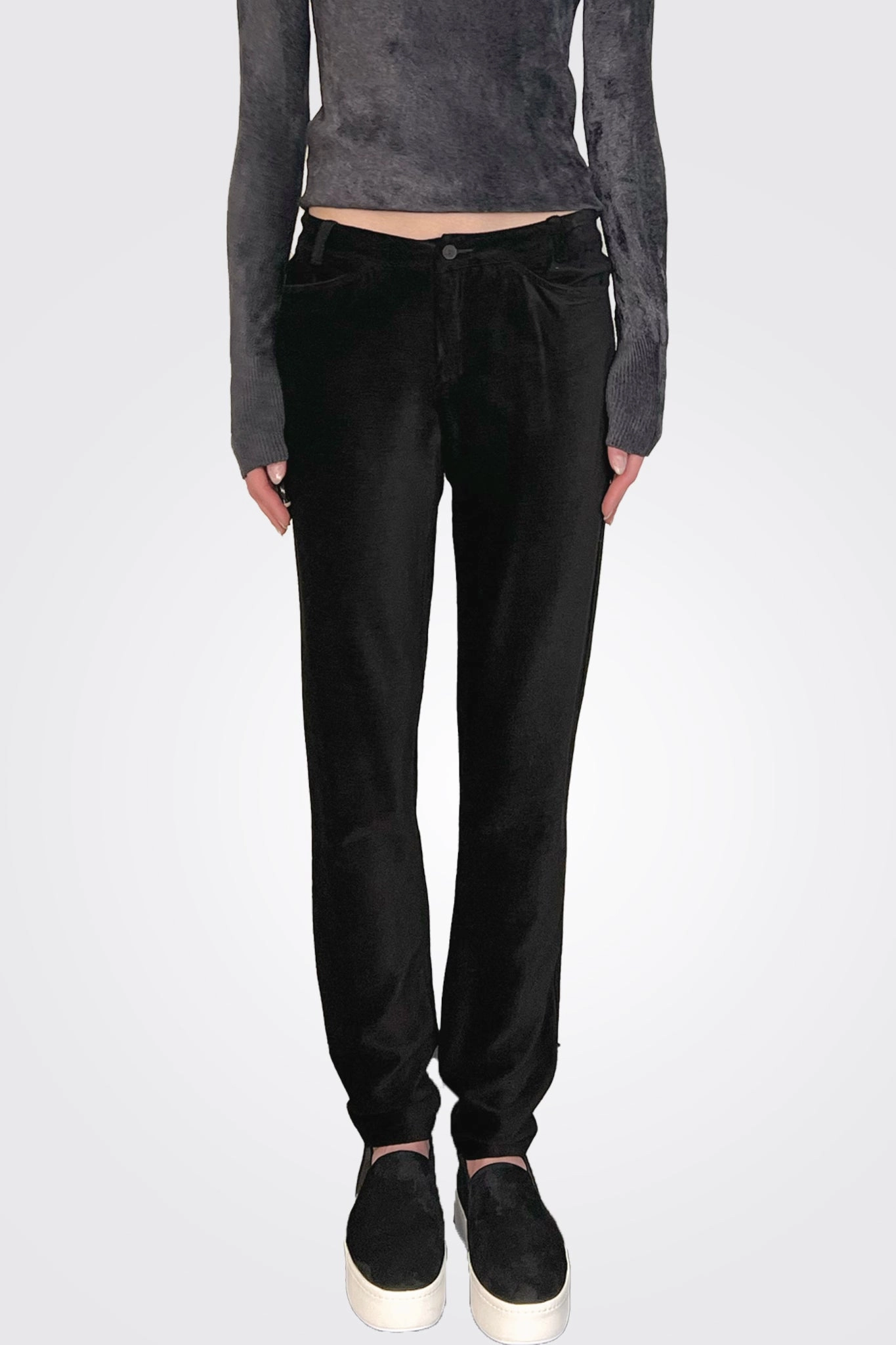 Velvet Pants - Black