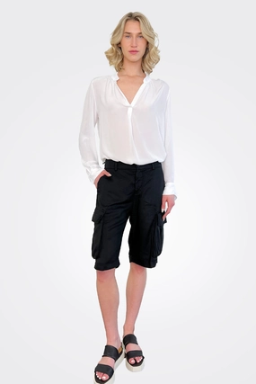Victoria Cargo Bermuda - Black