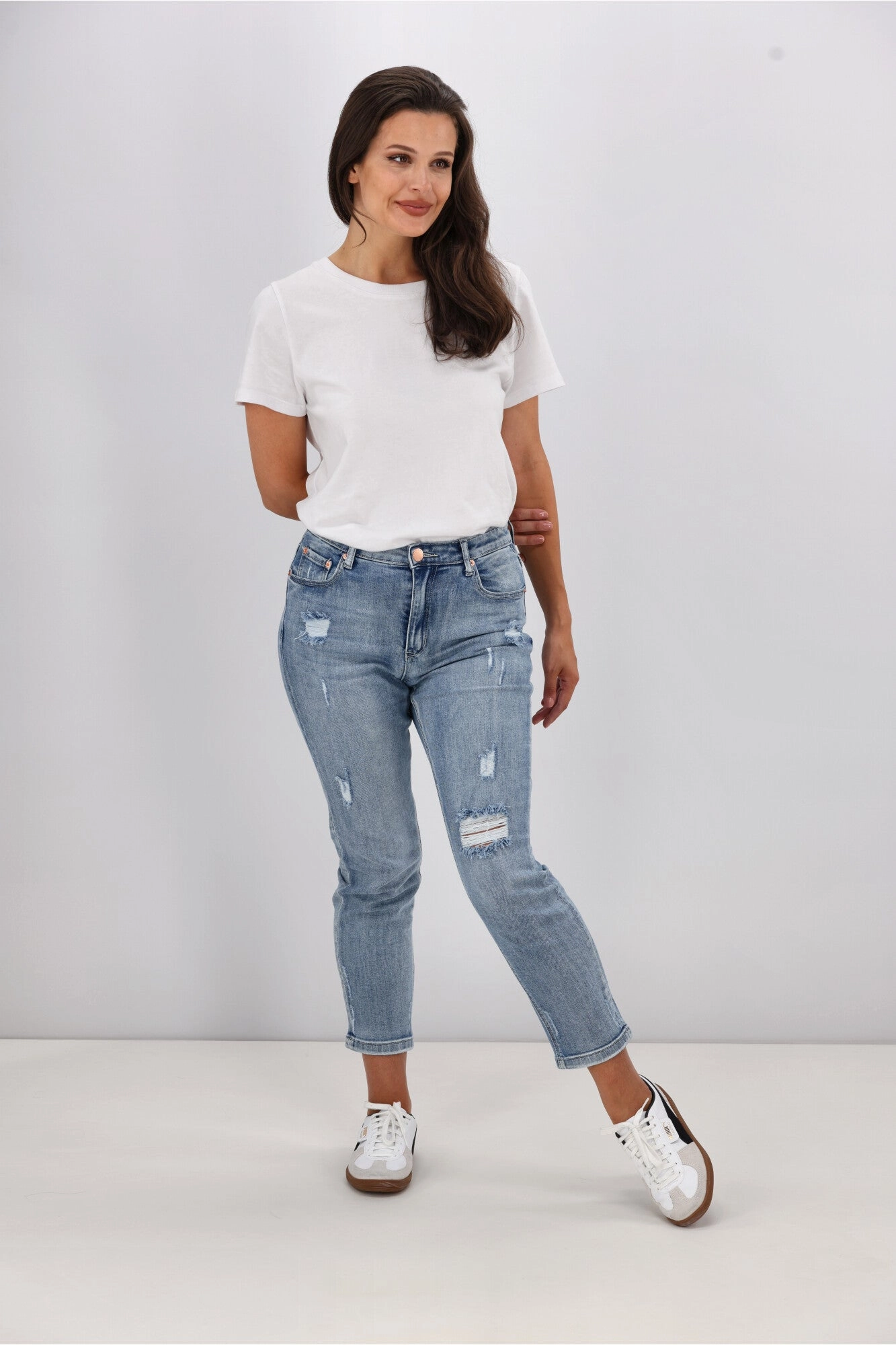 Wakee Denim Scarlett Jeans Washed Blue