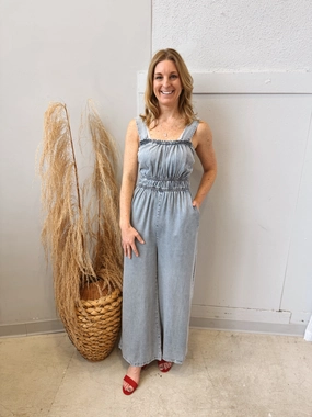 Washed Tencel Jumpsuit