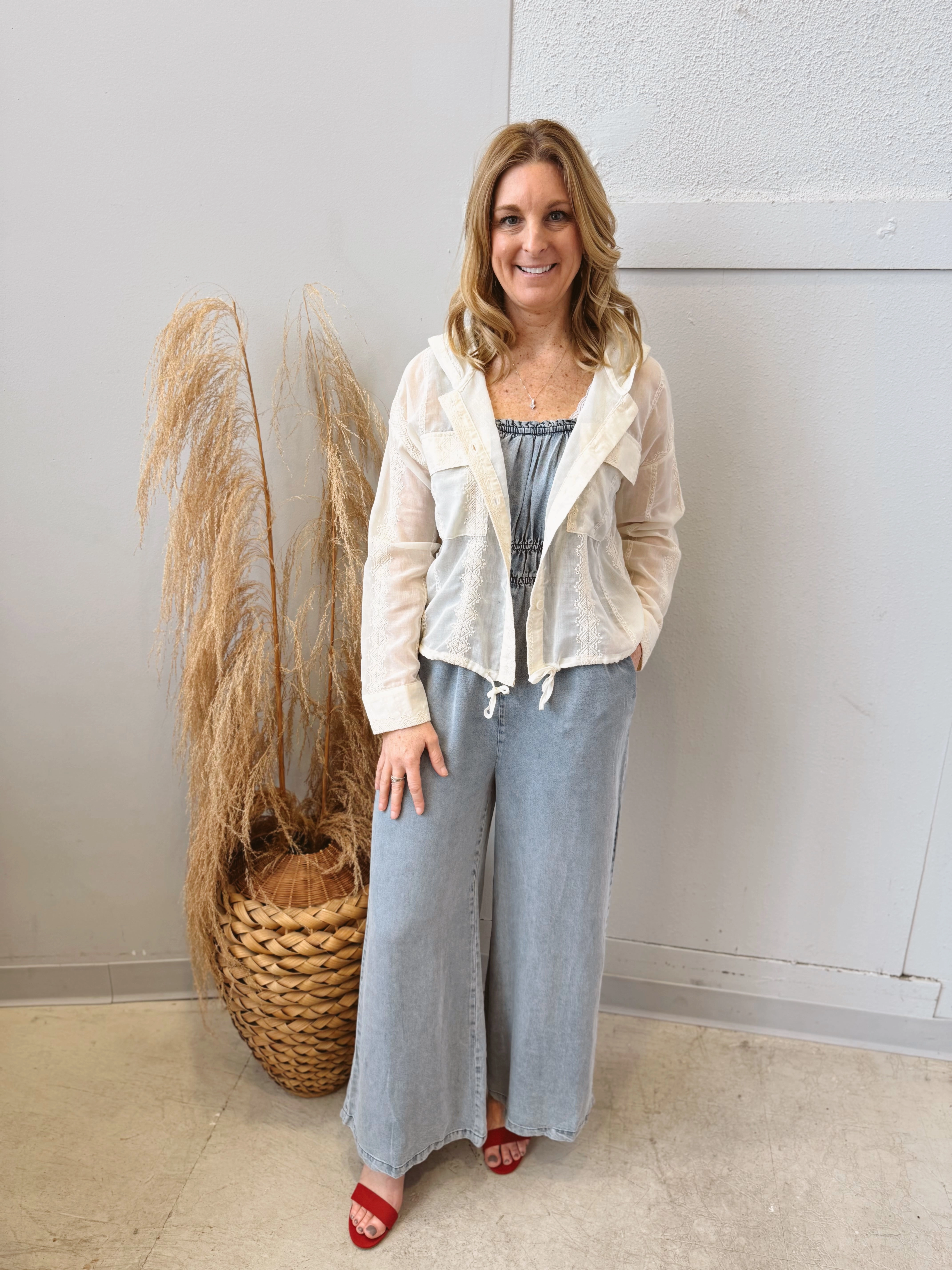 Washed Tencel Jumpsuit