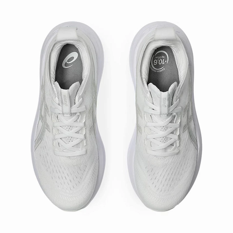 Women's Gel-Nimbus 27 White/Glacier Grey