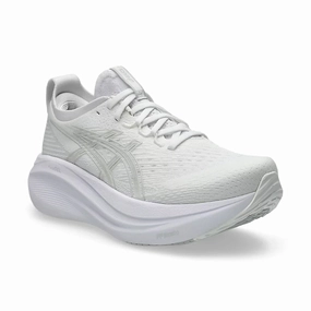 Women's Gel-Nimbus 27 White/Glacier Grey