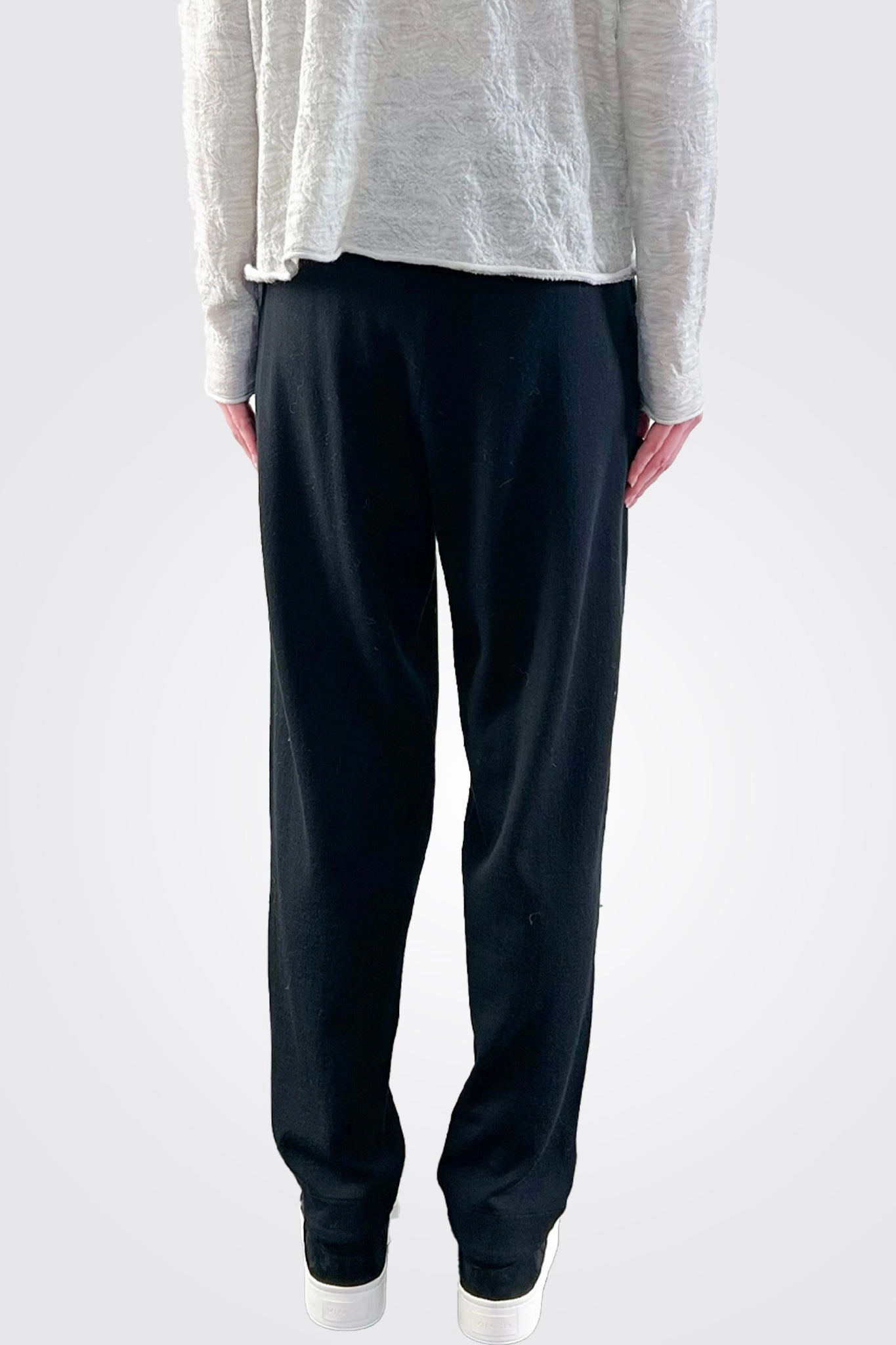 Wool Trousers - Black