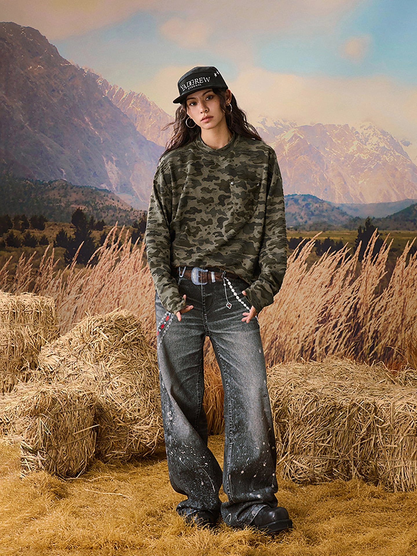 Wormhole Camouflage Pocket Long Sleeve