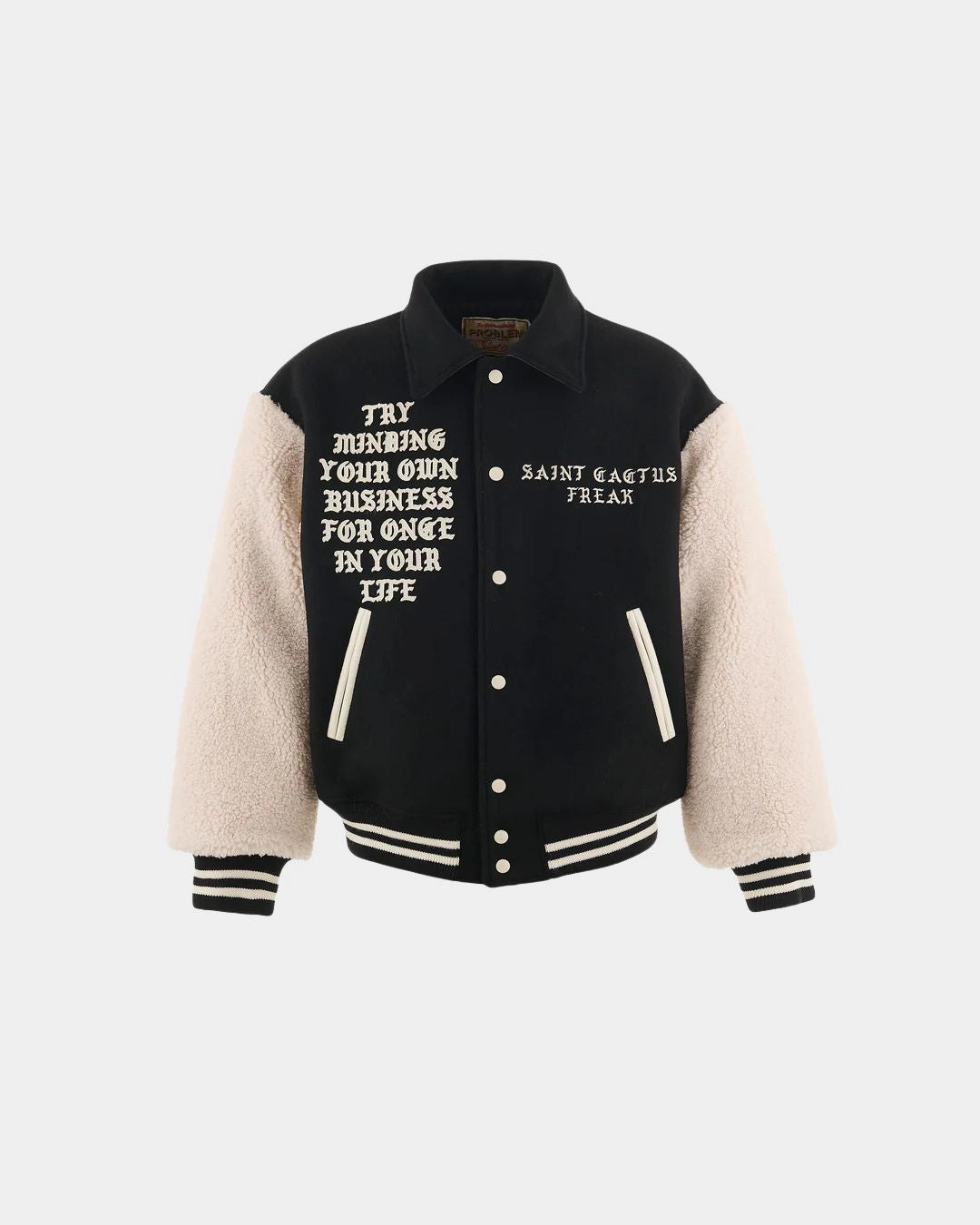 X CPFM Varsity Jacket Lma Black