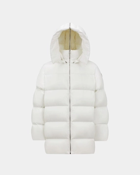 X Moncler Hooded Cyclopic Jacket Milk