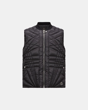 X Moncler Megapenta Flight Vest Black