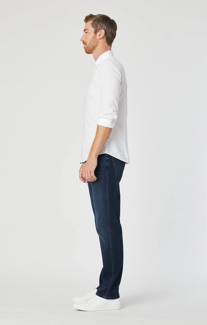 ZACH STRAIGHT LEG IN BLUE BLACK ATHLETIC