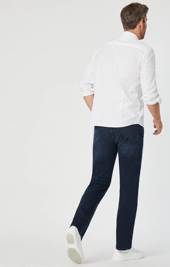 ZACH STRAIGHT LEG IN BLUE BLACK ATHLETIC
