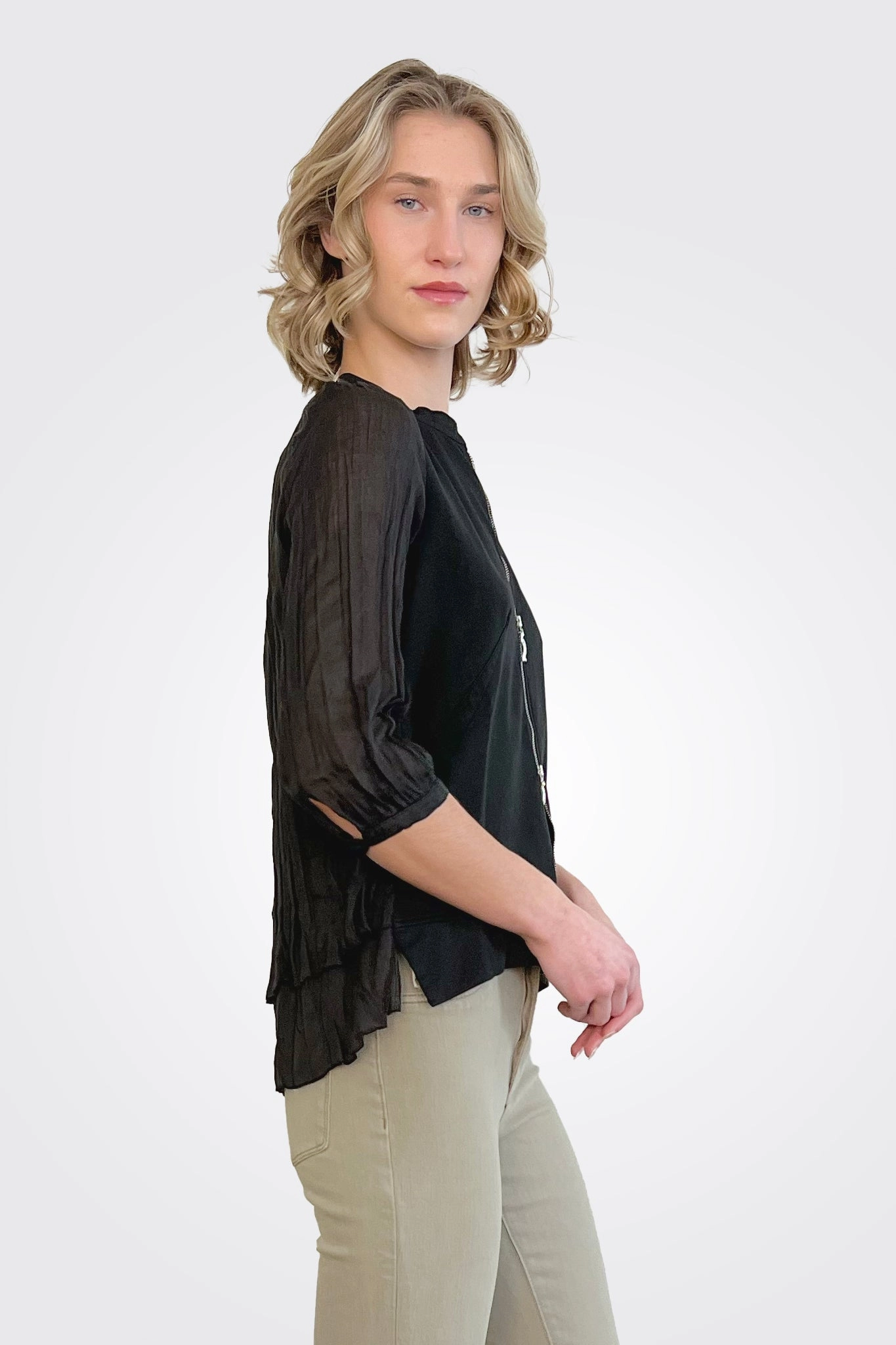 Zip Sweatshirt - Black